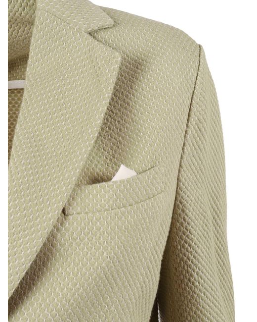 Circolo 1901 Green Slim Fit Textured Jacket
