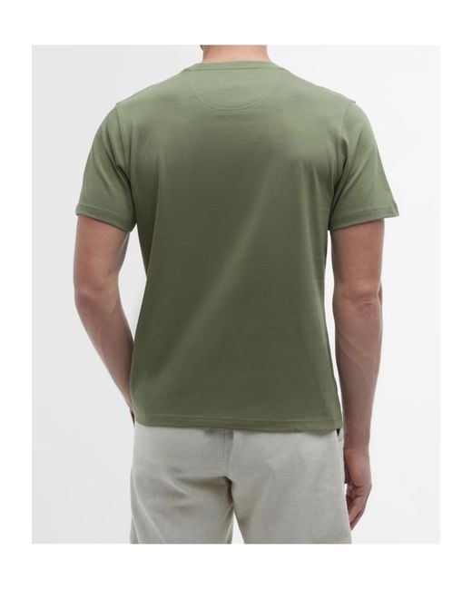 Barbour Green Essential Sports T-Shirt for men