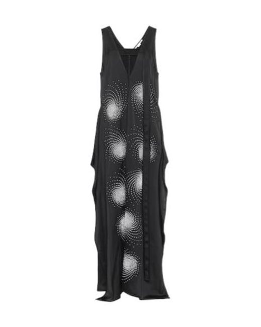 Stella McCartney Black Embellished Stretch-Satin Gown