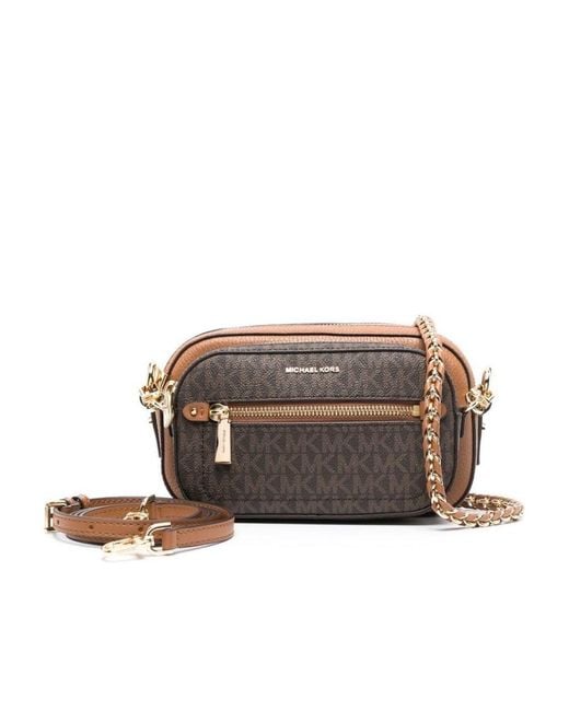 MICHAEL Michael Kors Brown Logo Shoulder Bag