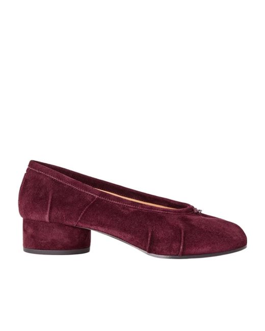 Maison Margiela Purple Tabi Split-Toe High Heels