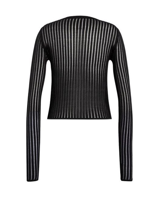 Dondup Black Striped Top