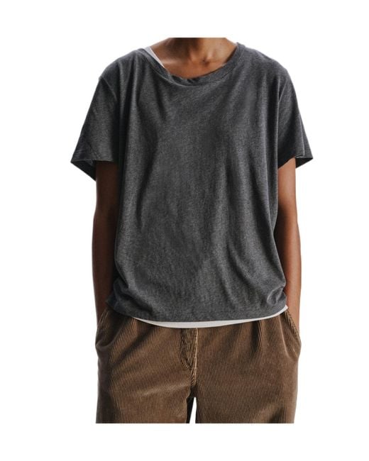 The Row Gray Short-Sleeved T-Shirt