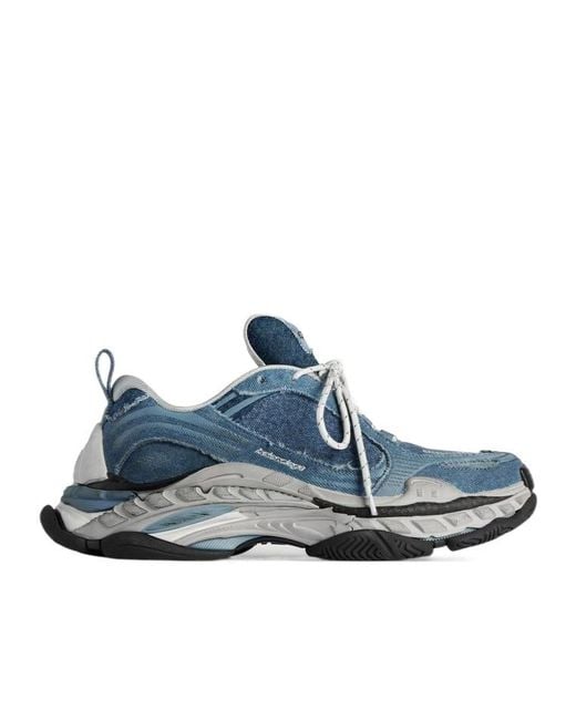 Balenciaga Blue Triple S.2 Denim Sneaker