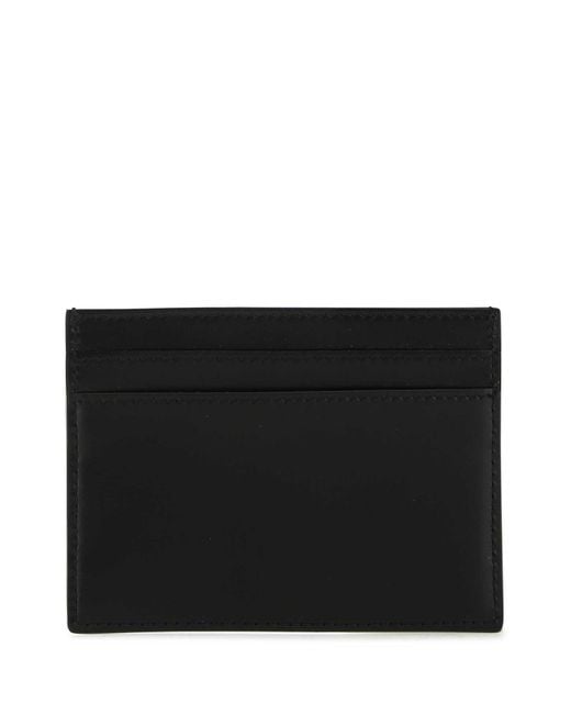 Saint Laurent Black Tiny Monogram Card Case for men