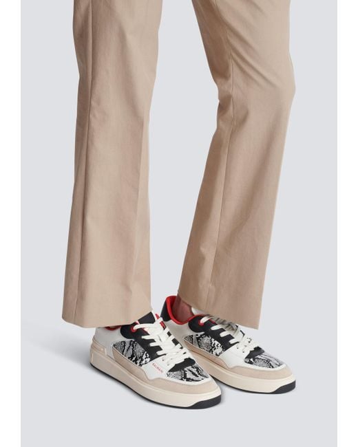Balmain Multicolor B Court Flip Sneakers for men
