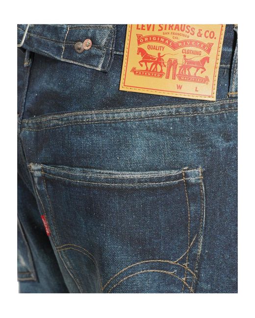 Junya Watanabe Blue Straight-Leg Jeans for men