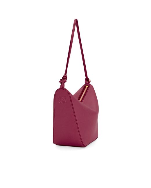 Loewe Purple Hammock Mini Hobo Bag