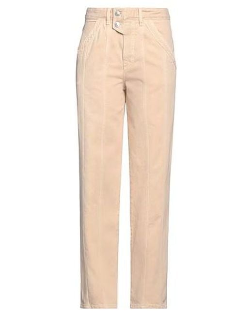 Isabel Marant Natural Straight-Leg Jeans