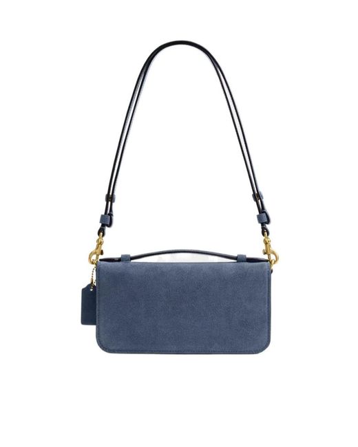 COACH Blue Elora Top Handle Crossbody Bag