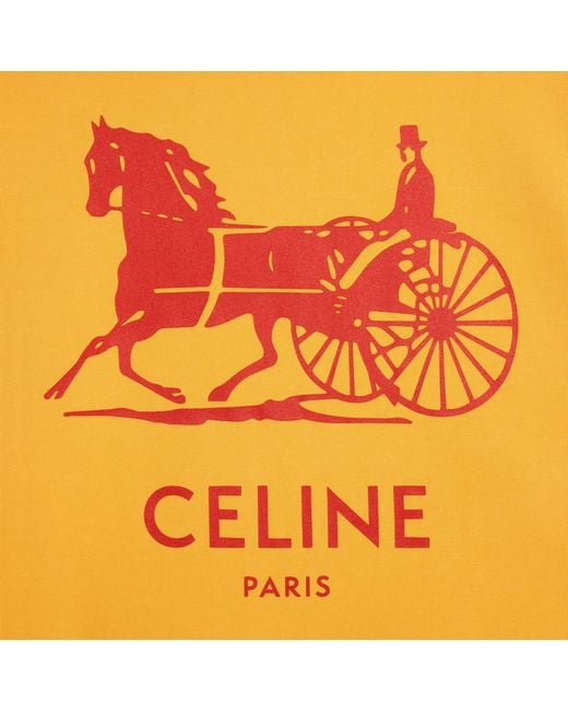 Céline Yellow Hoodie for men