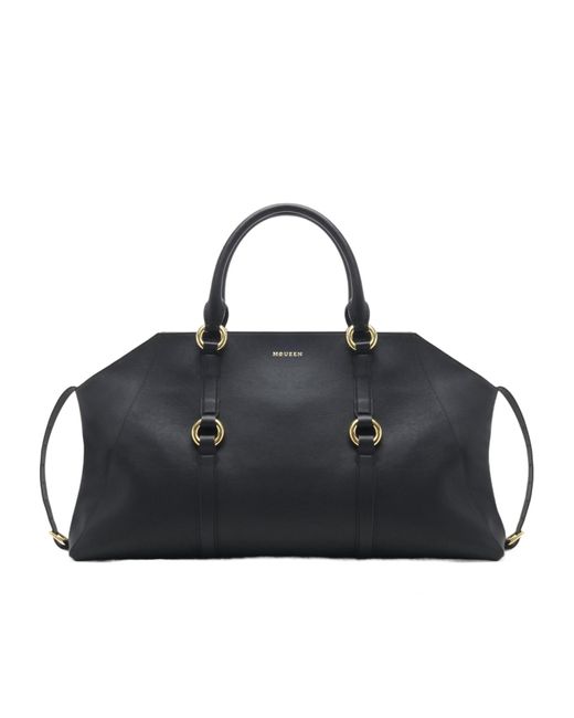 Alexander McQueen Black Farringdon Maxi Tote Bag for men