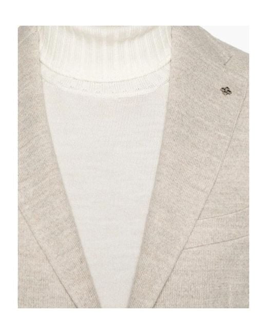 Tagliatore Natural Long-Sleeved Suit Jacket for men