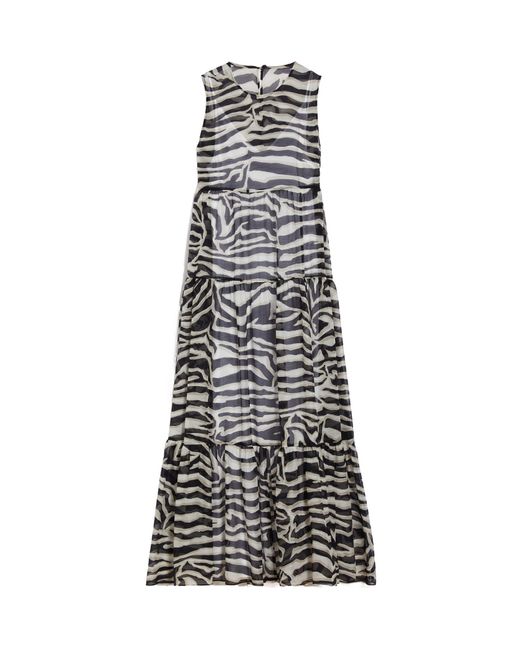 Max Mara White Infante Maxi Dress