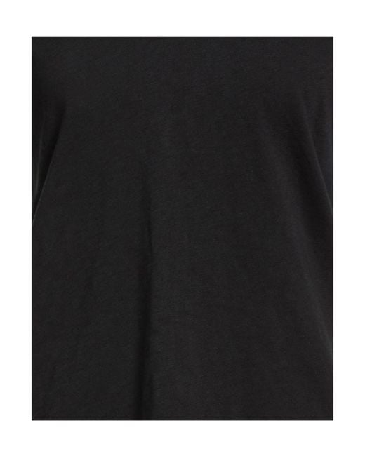 Rag & Bone Black Plain Colour T-Shirts