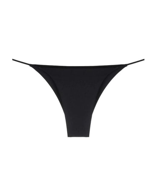 LaRevêche Black Halima Low-Rise Bikini Bottoms