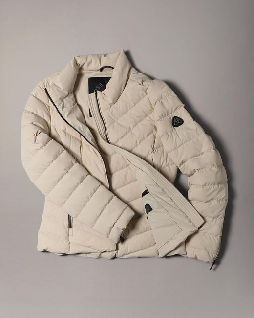Moose Knuckles Natural Elora Down Jacket