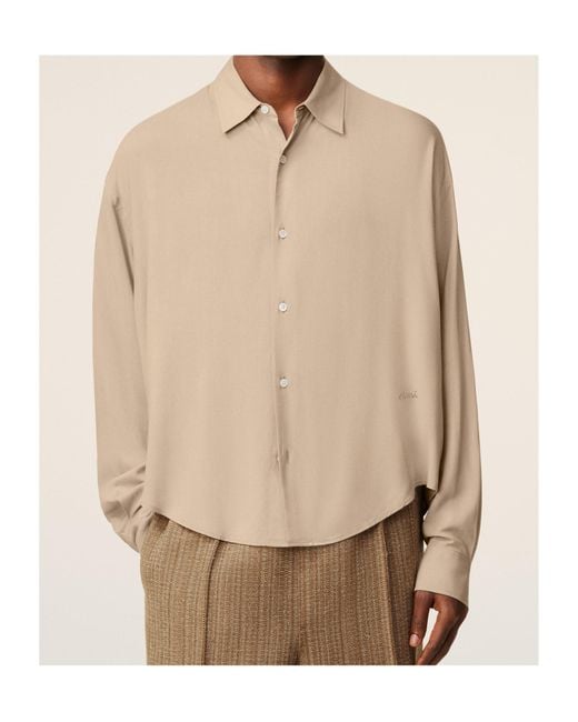 AMI Natural Long Sleeve Shirt for men