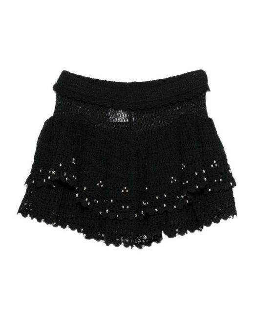 Isabel Marant Black Cutout Mini Skirt