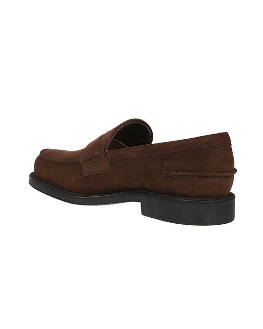 Tod's Brown Penny Bar Loafers for men