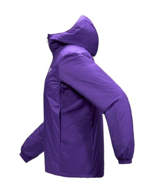 Arc'teryx Purple Atom Hooded Jacket for men