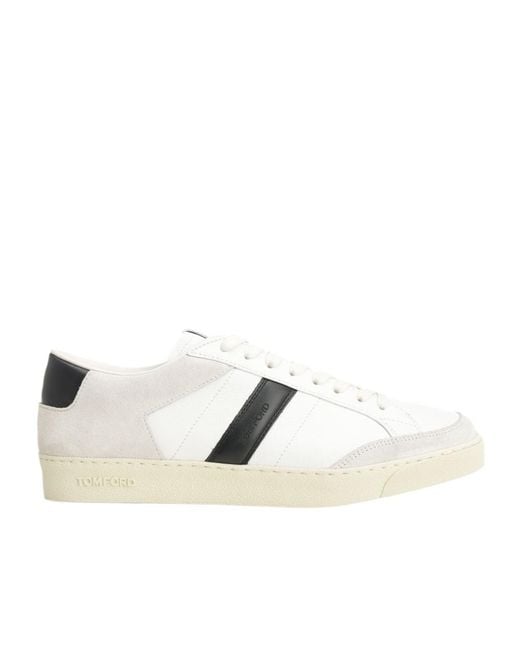 Tom Ford White 'Blake' Sneakers for men