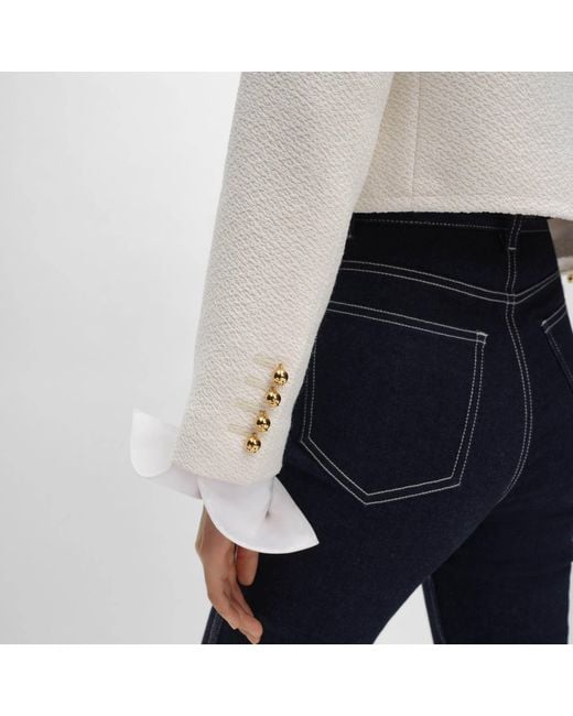 Céline White Icone Jacket