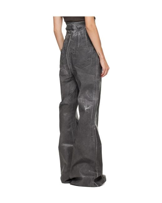 Rick Owens Concordians Dirt Bolan Jeans in Grey | Lyst UK