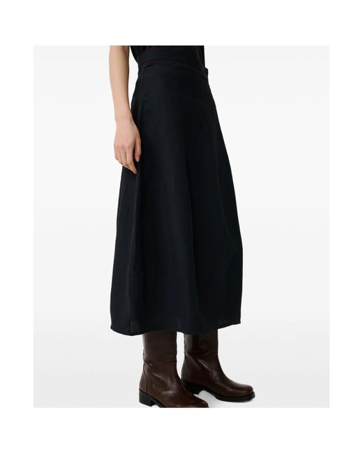 Studio Nicholson Black Belted Wrap Skirt