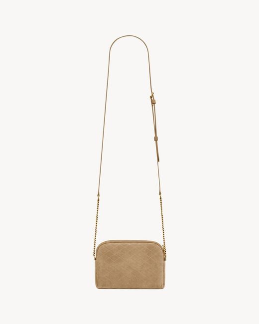Saint Laurent White Gaby Zipped Pouch