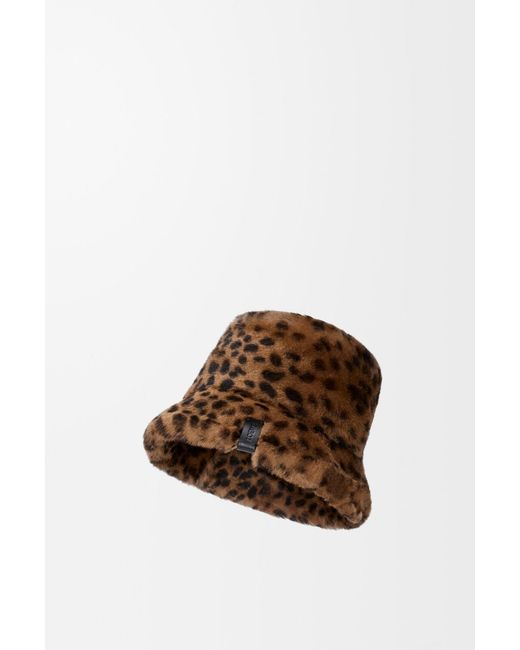 Loewe Brown Printed Wool Fisherman's Hat