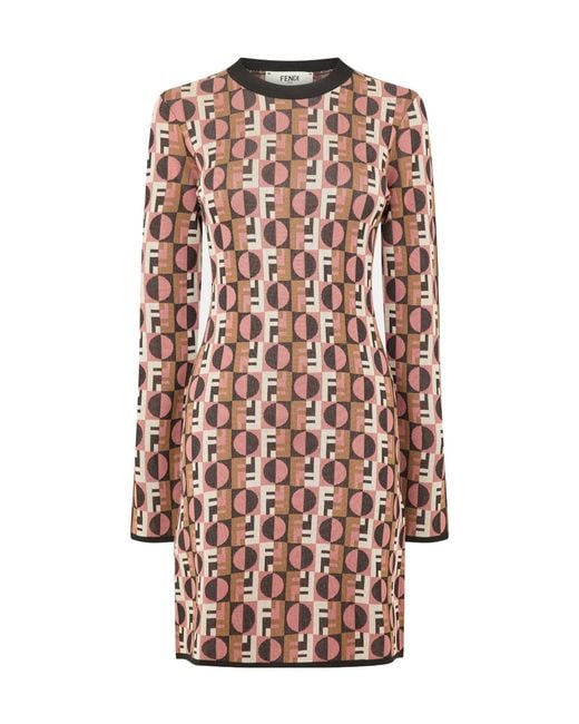 Fendi Brown Gentle Dress