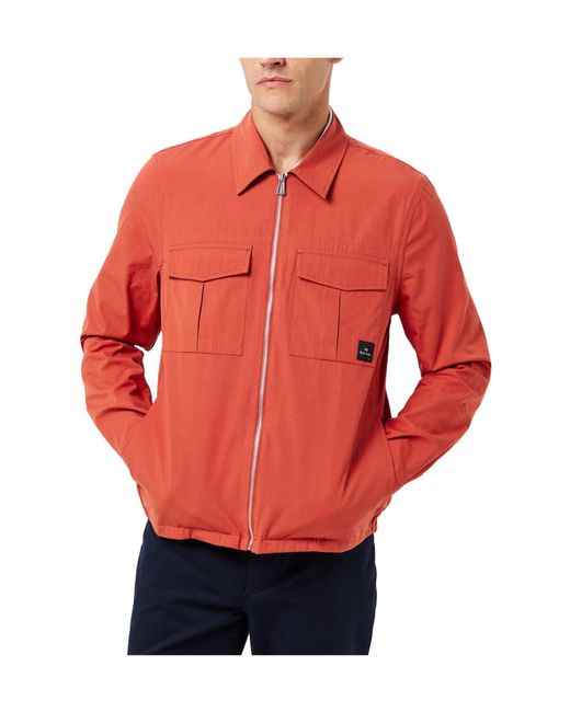 Paul Smith Red Patch Pocket Overshirt for men