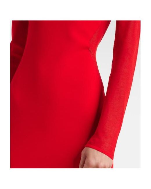 Stella McCartney Red Miracle Panelled Maxi Dress