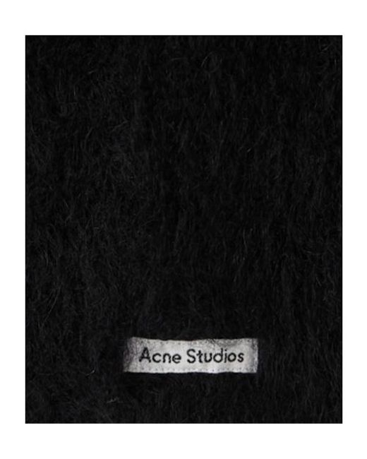 Acne Black Winter Hat