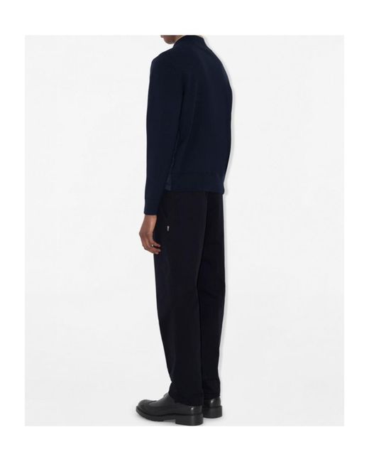 Burberry Blue Cotton Chinos for men