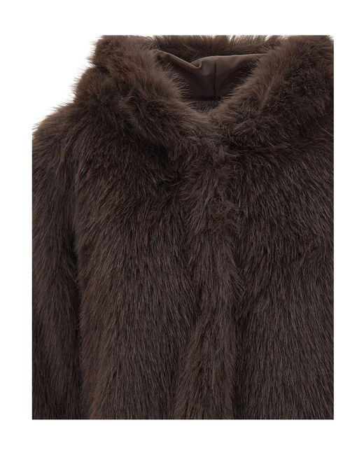 Kaos Brown Long-Sleeve Hooded Jacket