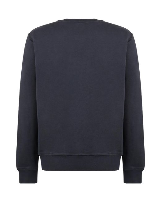 Aspesi Blue Crew Neck Pullover Sweater for men