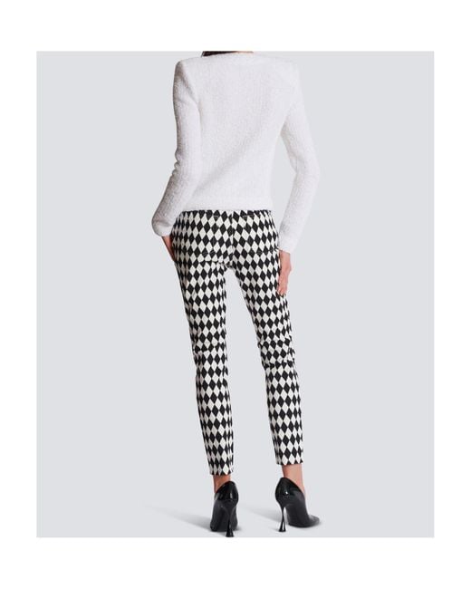 Balmain White Tweed Jackets