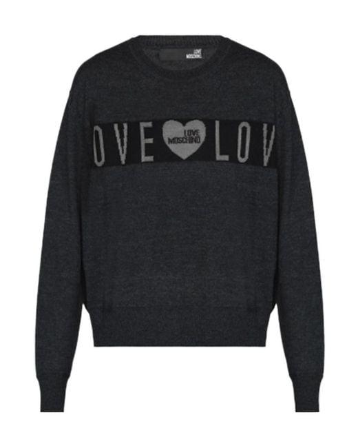 Moschino Black Logo Sweater