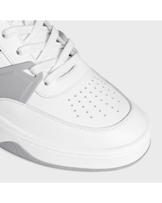 Céline White Trainer Ct-09 Low Lace-Up Sneaker for men