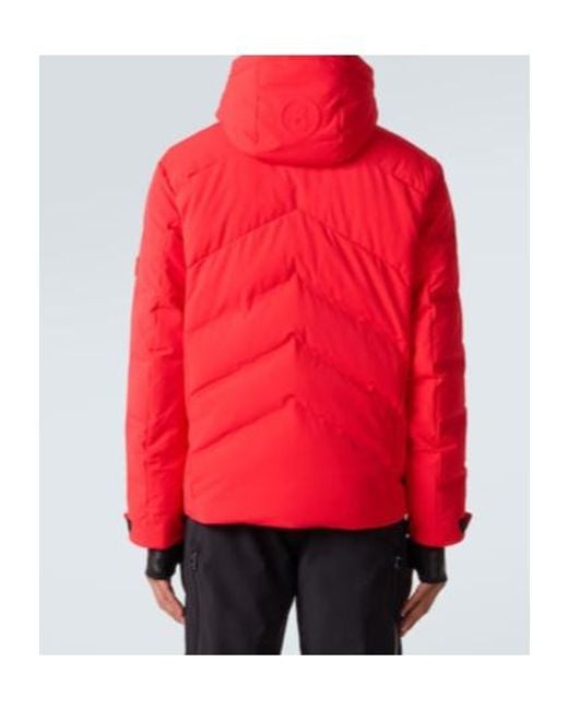Bogner Red Jervis-D Hooded Down Ski Jacket for men