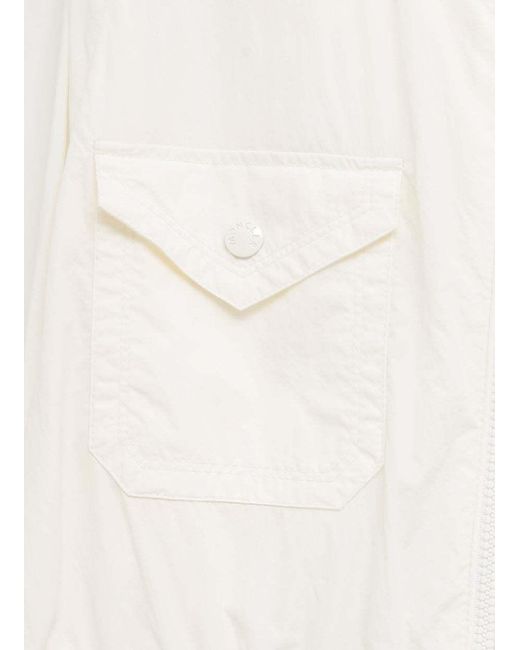 Moncler White Paletuvier Zipped Hooded Jacket