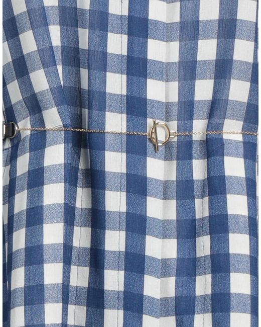 Jacquemus Blue Plaid Long-Sleeve Shirt
