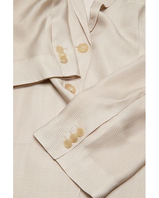 Acne Natural Single-Breasted Suit Jacket