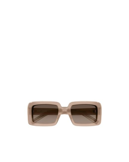 Saint Laurent Multicolor Eyewear Rectangular Frame Sunglasses for men