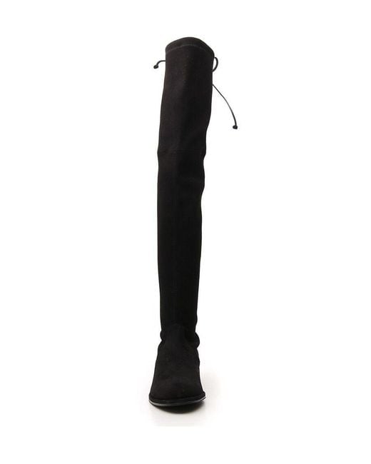 Stuart Weitzman Black Lowland Boots