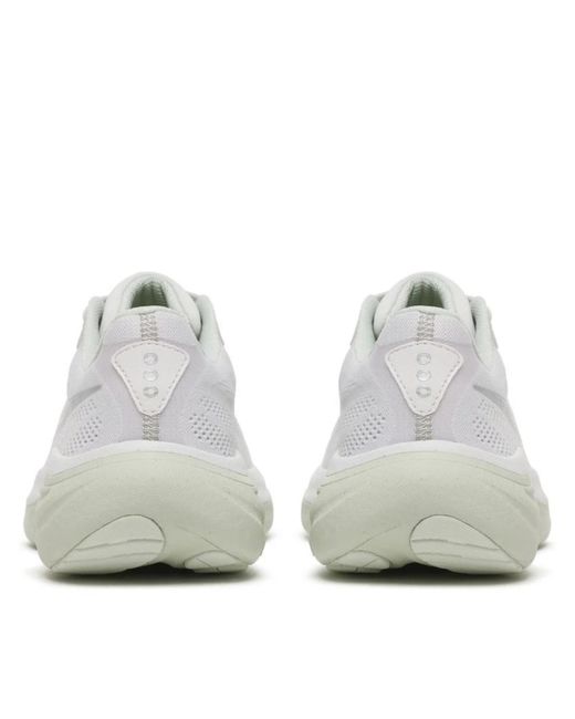 Saucony White Ride 19 Logo-Detail Sneakers