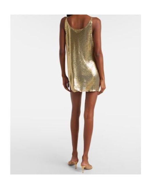 Rabanne Natural Chainmail Minidress
