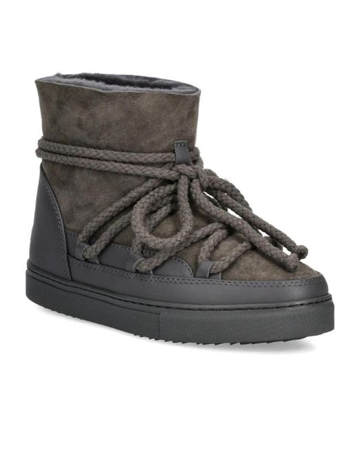 Inuikii Brown Classic Rope-Detail Boots